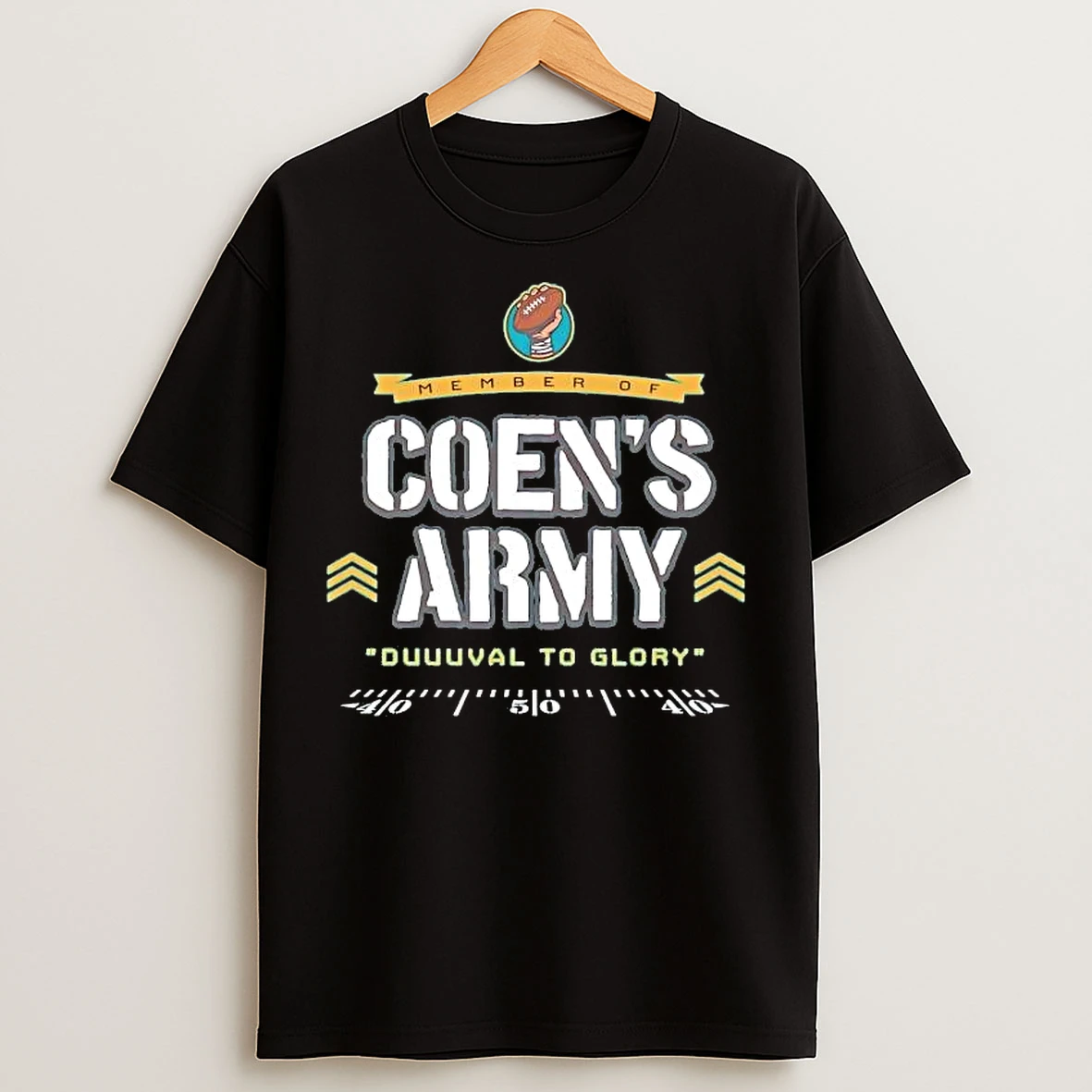 Classic Jacksonville Jaguars Member Of Coens Army Duval To Glory T Shirts