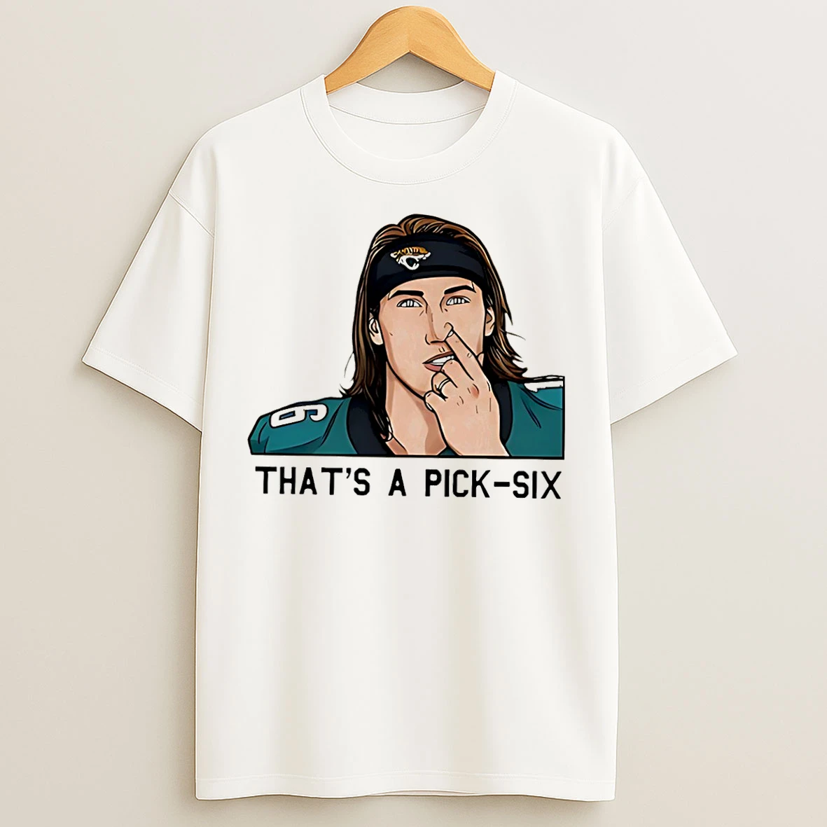 Classic Jaguars Trevor Lawrence Thats A Pick Six Cartoon T Shirts