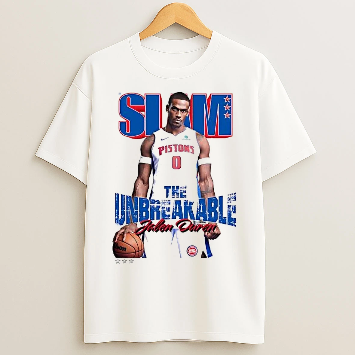 Classic Jalen Duren Slam The Unbreakable Detroit Pistons T Shirts