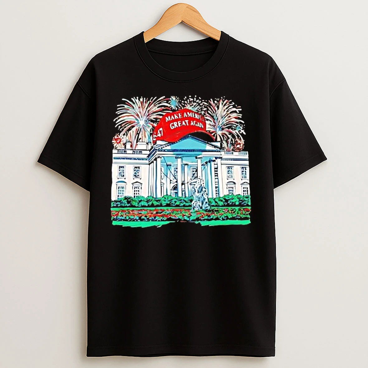 Classic Jarren Duran Trump Maga Hat White House Firework T Shirts