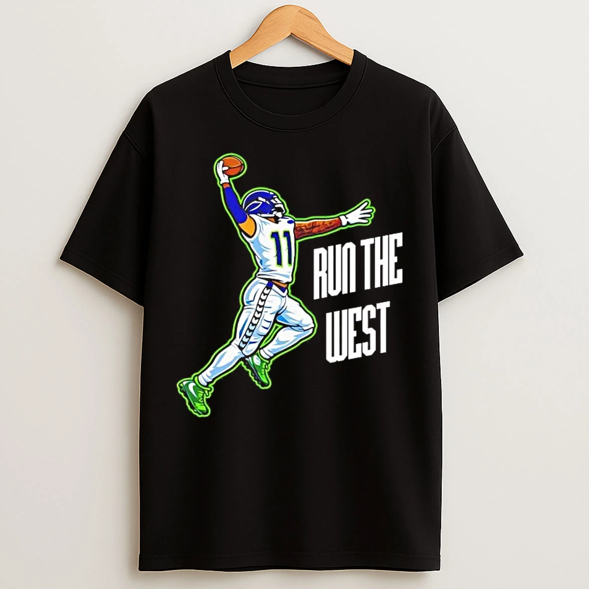 Classic Jaxon Smith Njigba Touchdown Run The West Seattle Seahawks T Shirts
