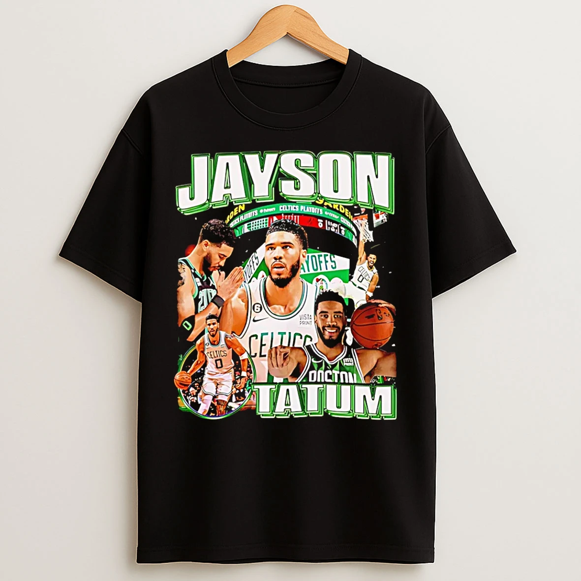 Classic Jayson Tatum Boston Celtics Player Collage T Shirts