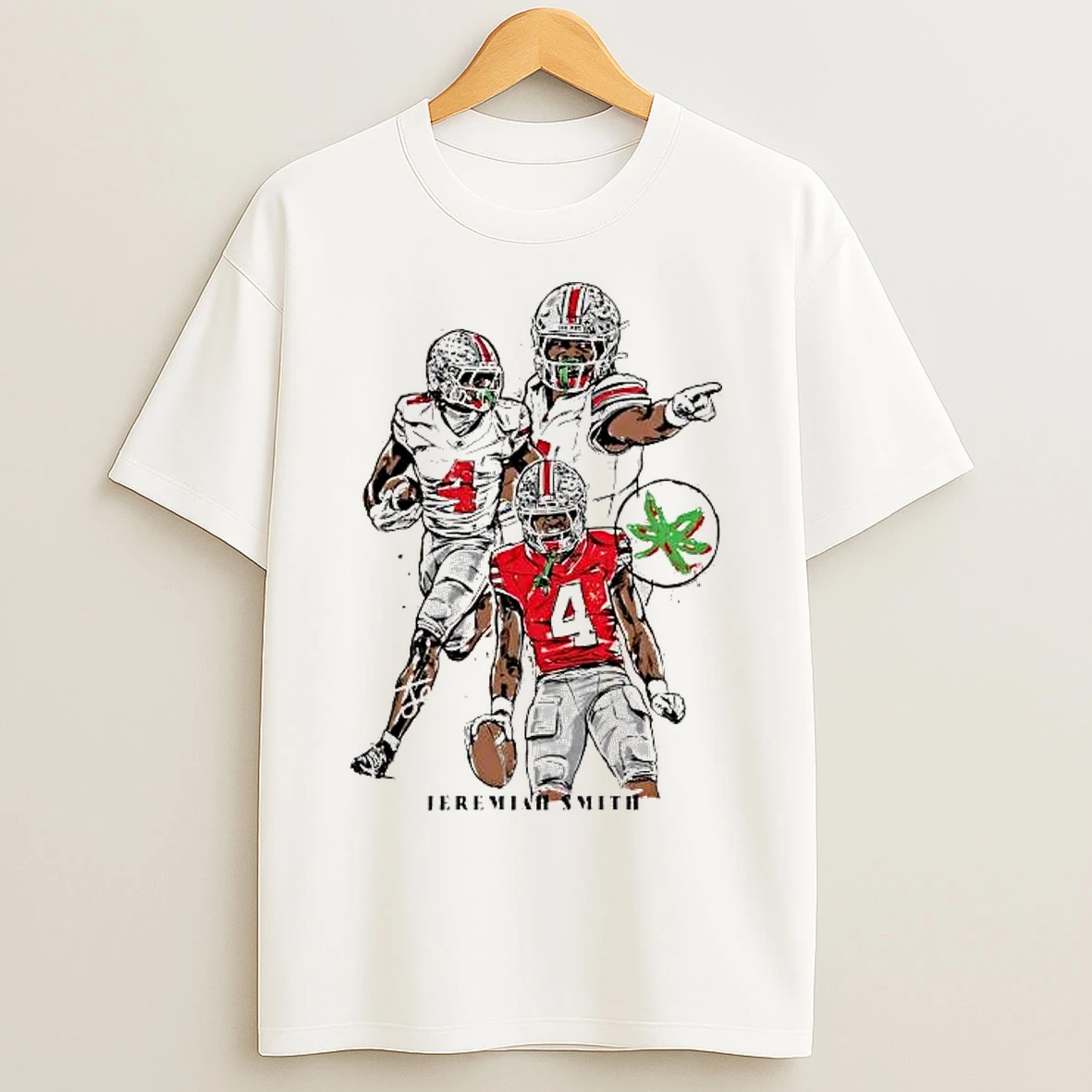 Classic Jeremiah Smith Picture Collage Moments Ohio State Buckeyes T Shirts