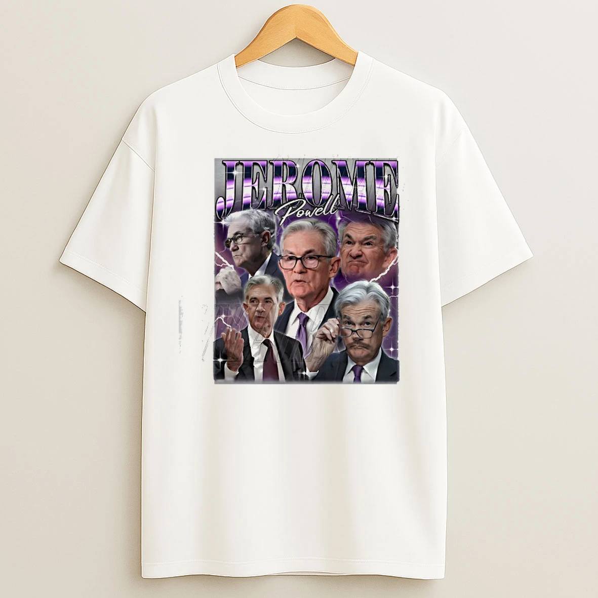 Classic Jerome Powell Vintage T Shirts