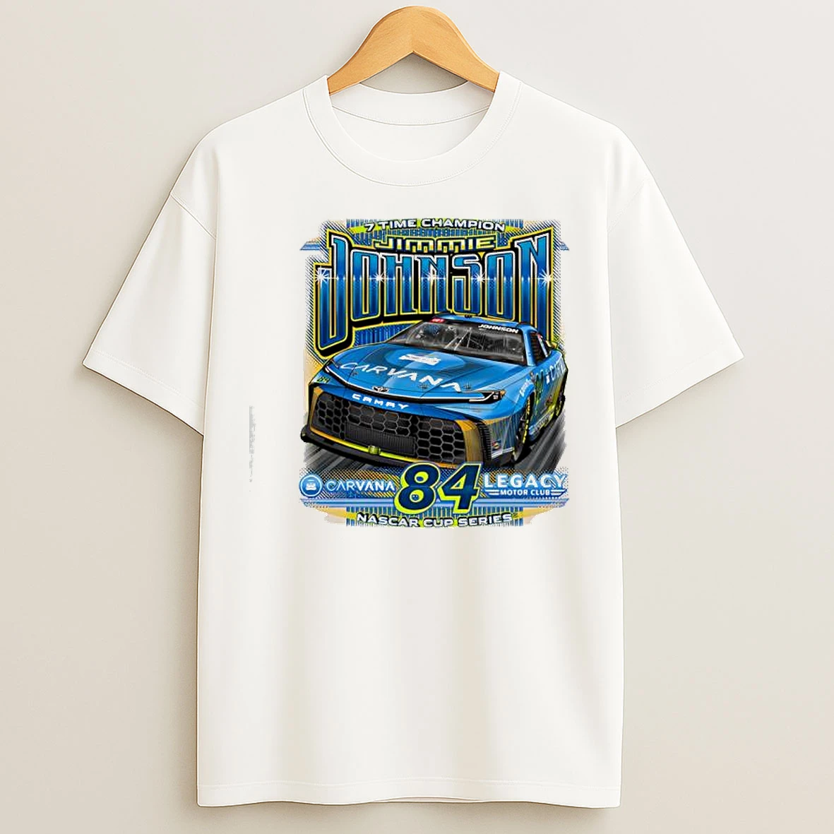 Classic Jimmie Johnson Classic Ink Carvana Nascar Cup Series T Shirts