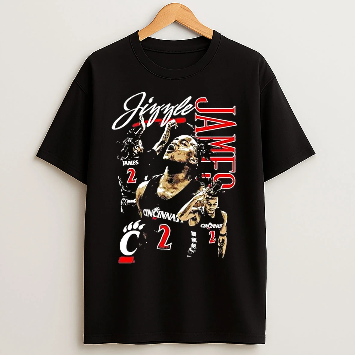 Classic Jizzle James Making An Impact Cincinnati Bearcats T Shirts