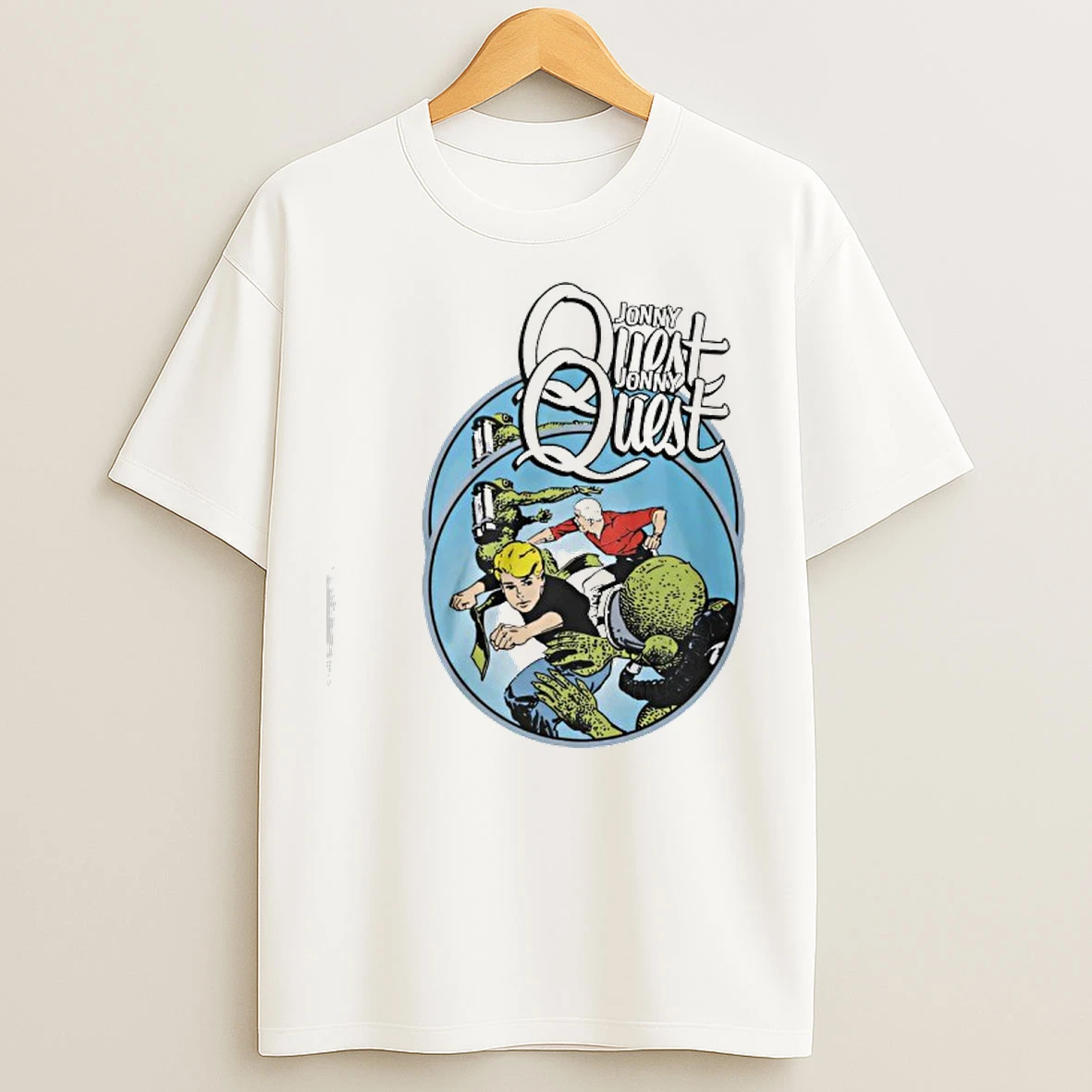 Classic Jonny Quest Lizardmen Graphic T Shirts
