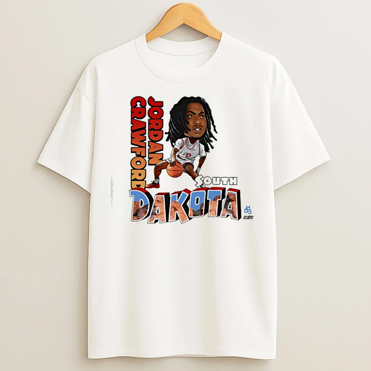 Classic Jordan Crawford South Dakota T Shirts