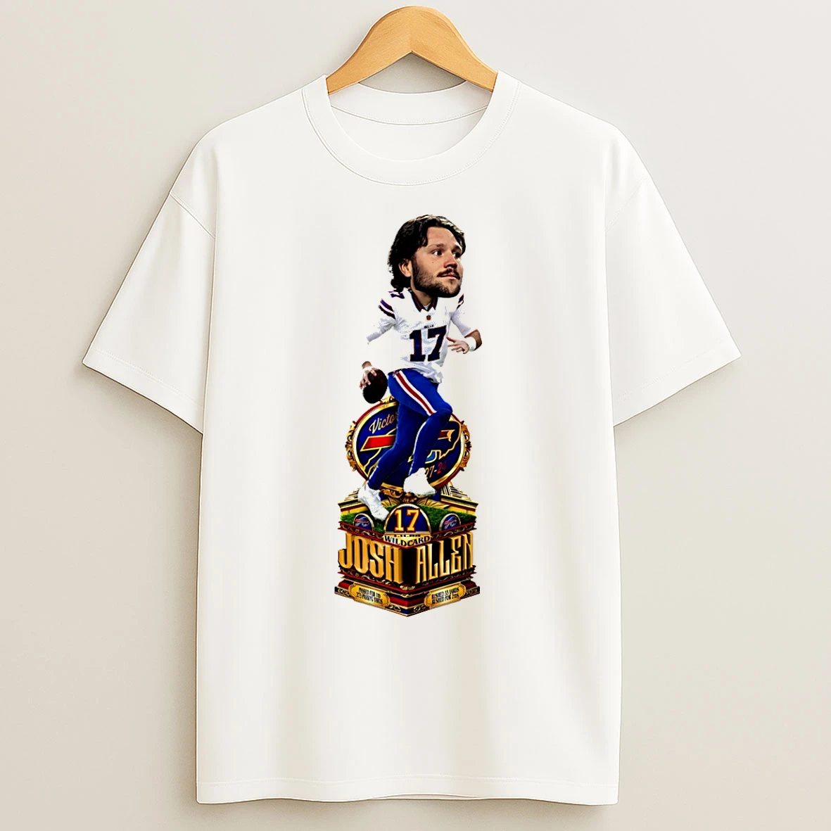 Classic Josh Allen Buffalo Bills Nfl Wild Card Gamebreaker Caricature T Shirts