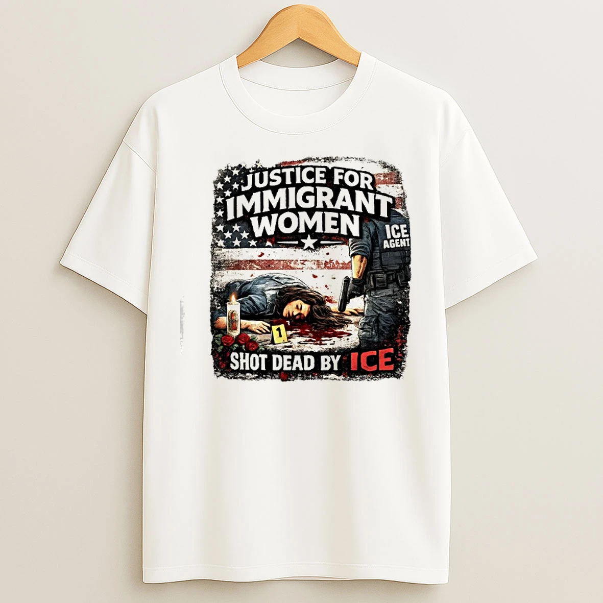 Classic Justice For Immigrant Women Shot Dead By Ice T Shirts