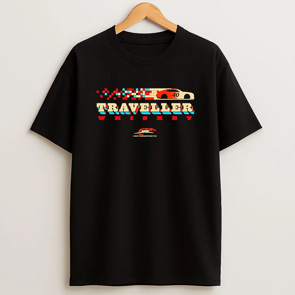 Classic Justin Allgaier Jr Motorsports Traveller Whiskey 40 Logo T Shirts
