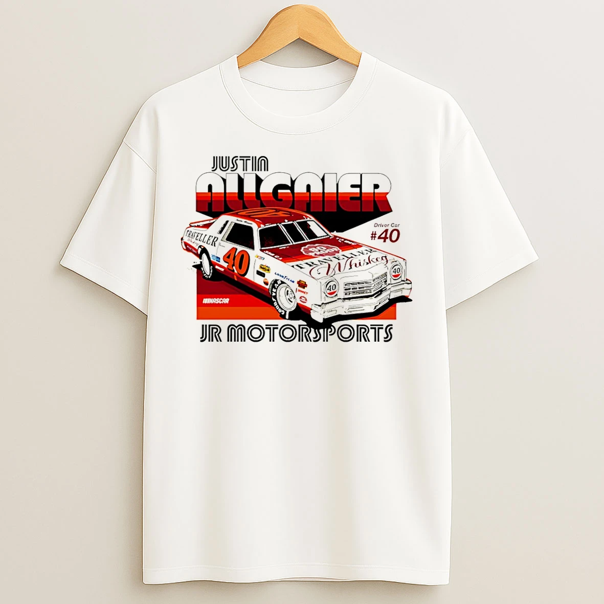 Classic Justin Allgaier Jr Motorsports Traveller Whiskey T Shirts