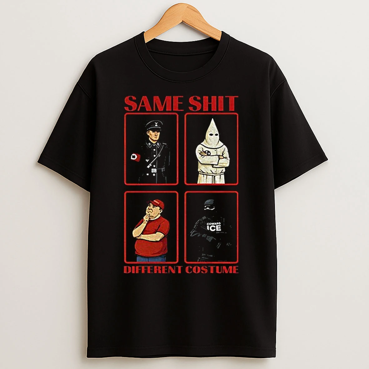 Classic Kkk Maga Same Shit Different Costume Graphic T Shirts