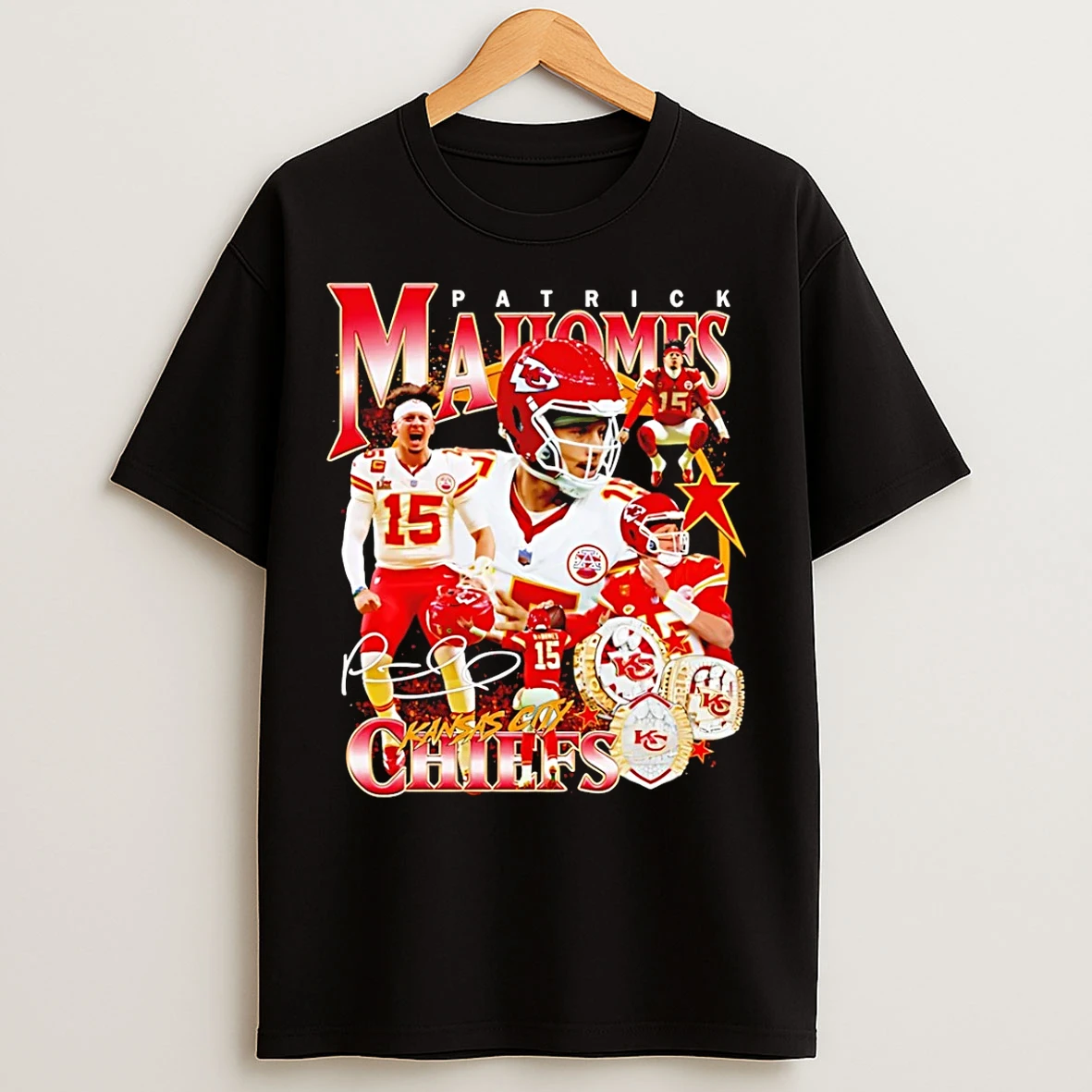 Classic Kansas City Chiefs Patrick Mahomes Vintage 90s 2026 T Shirts