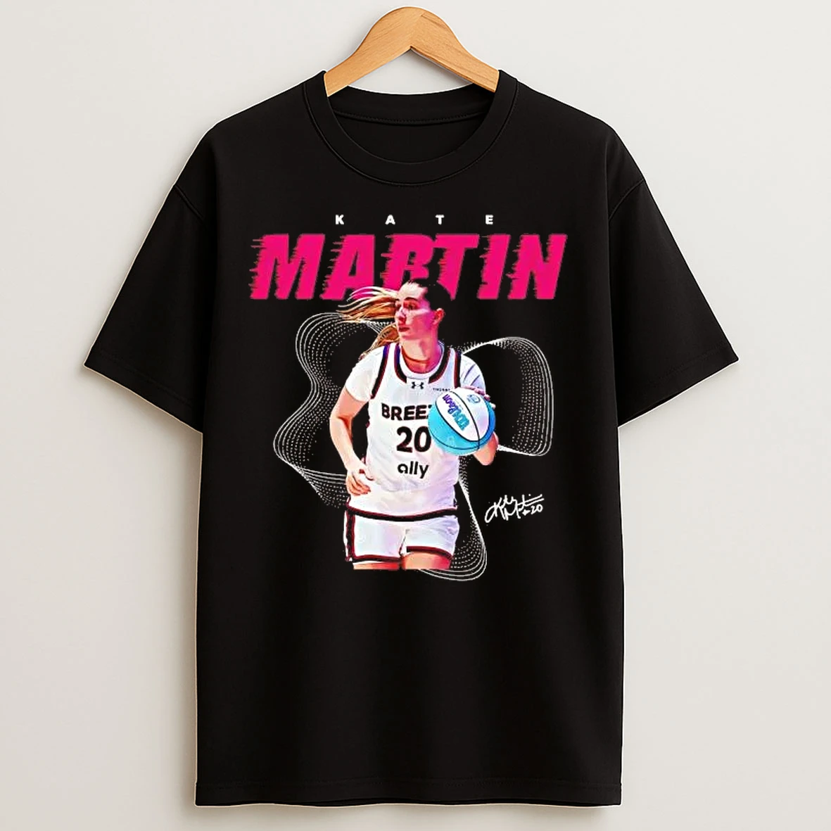 Classic Kate Martin Unrivaled Basketball Signature T Shirts