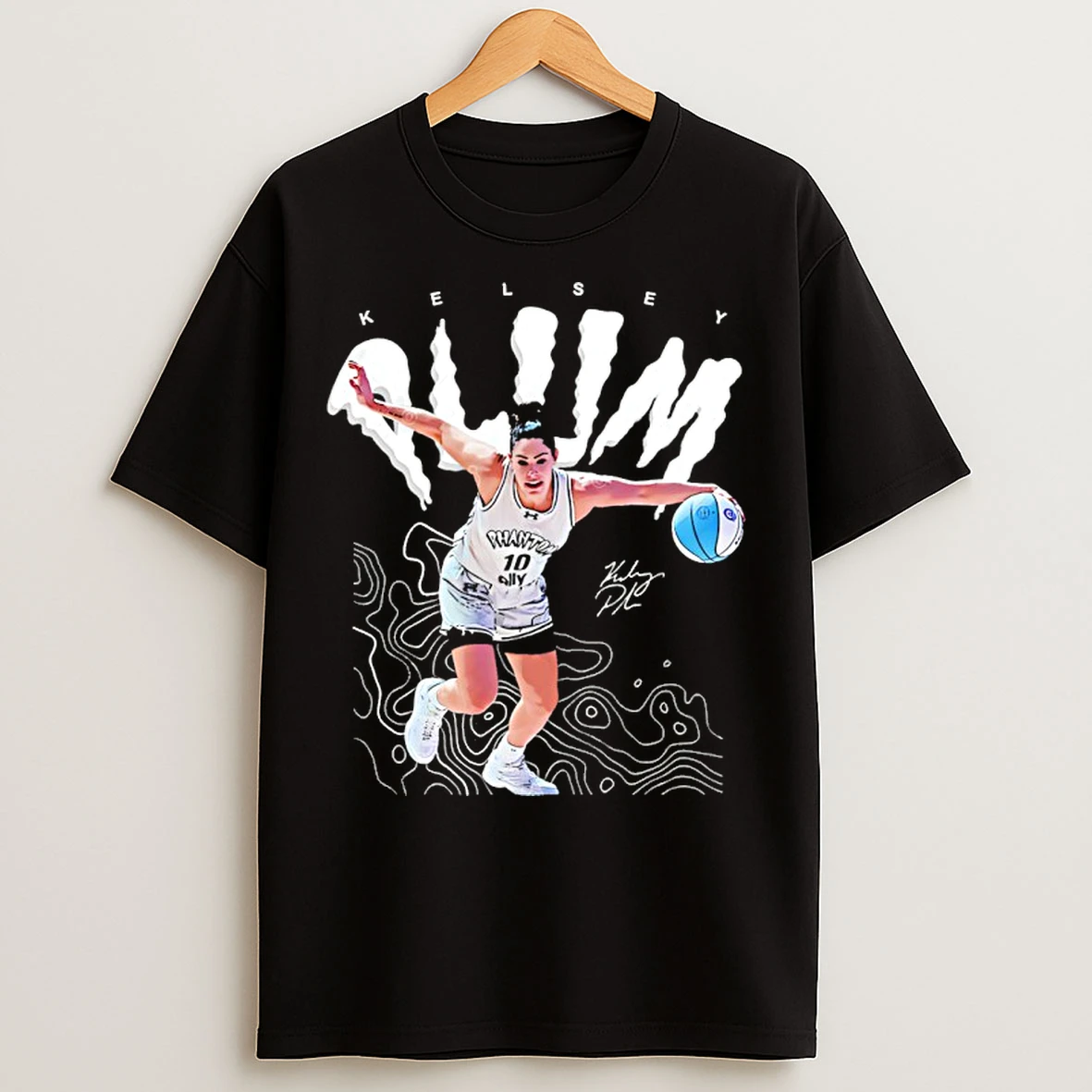 Classic Kelsey Plum Phantom Bc Unrivaled Basketball Pose Graphic T Shirts