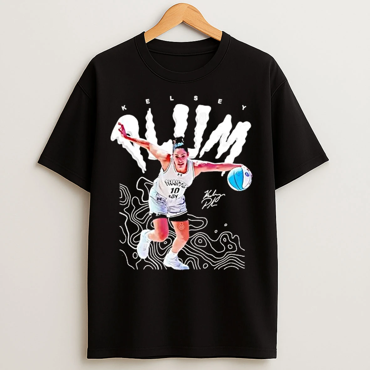 Classic Kelsey Plum Unrivaled Basketball Signature T Shirts