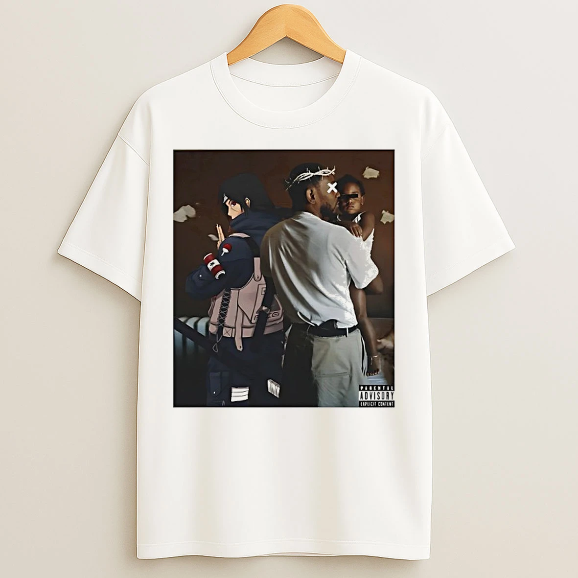 Classic Kendrick Lamar X Itachi Uchiha Mr Morale T Shirts