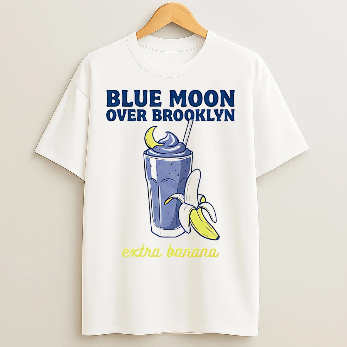 Classic Kip And Scott Blue Moon Over Brooklyn T Shirts