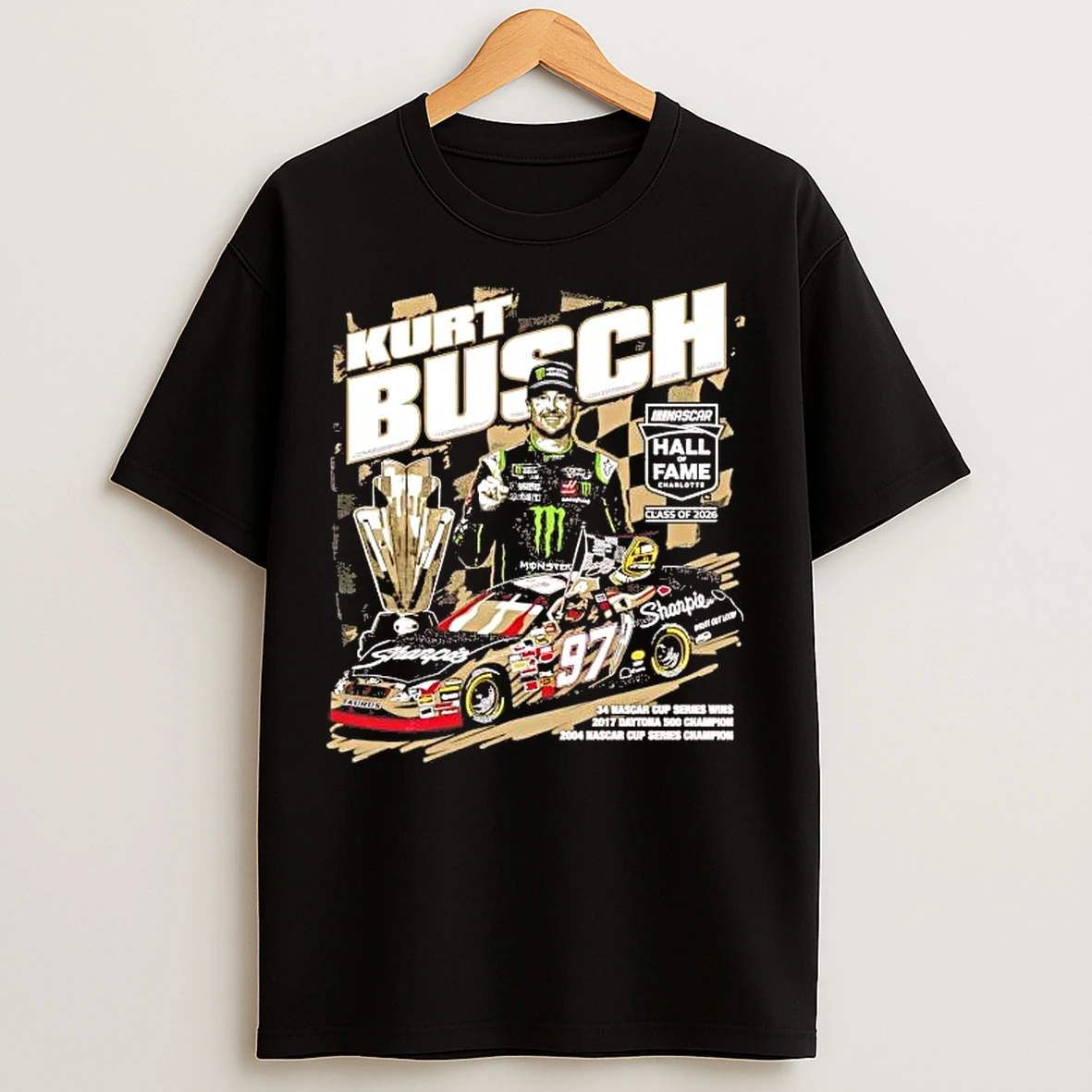 Classic Kurt Busch 2026 Hall Of Fame T Shirts