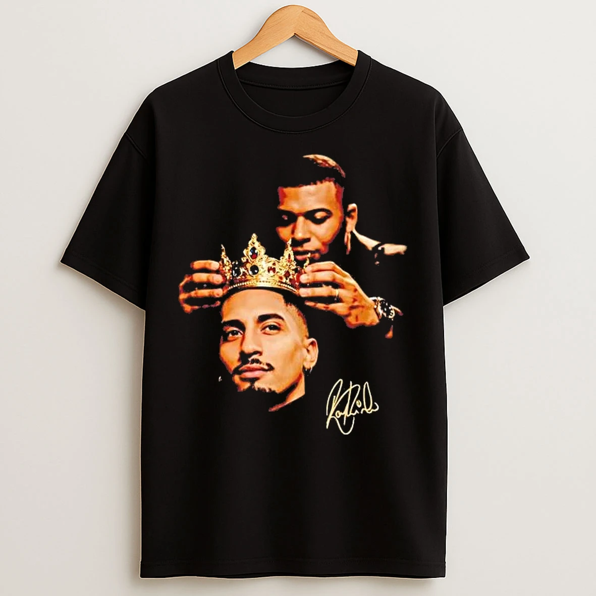 Classic Kylian Mbappe Give The Crown For Raphinha Signature T Shirts