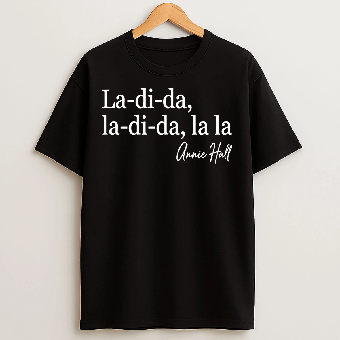 Classic La Di Da Diane Keaton Annie Hall Signature T Shirts