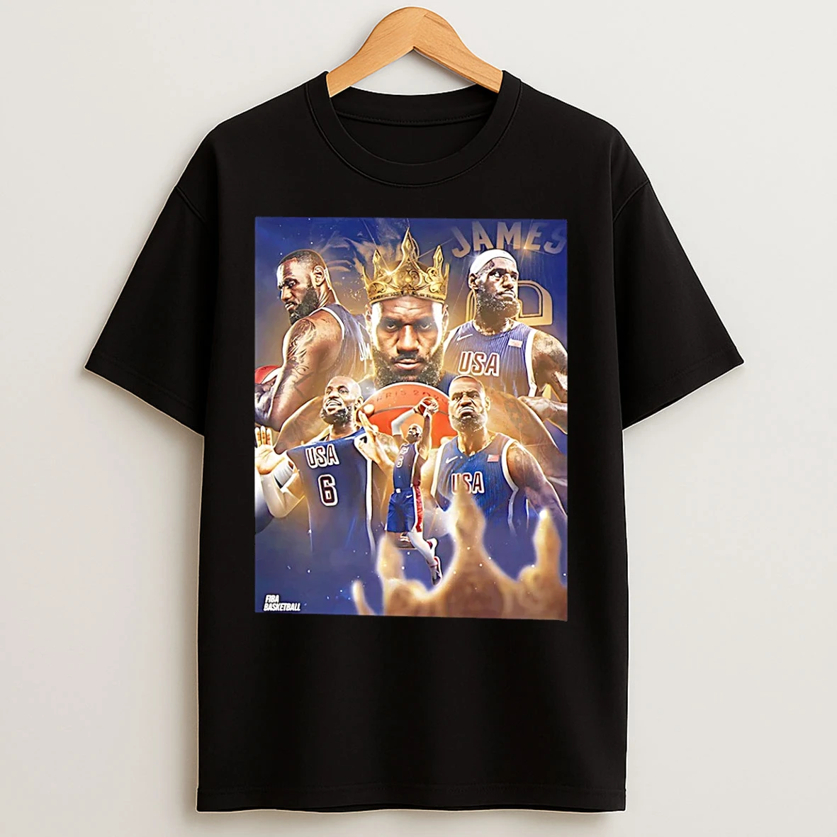 Classic Lebron James The King Turns Los Angeles Lakers T Shirts