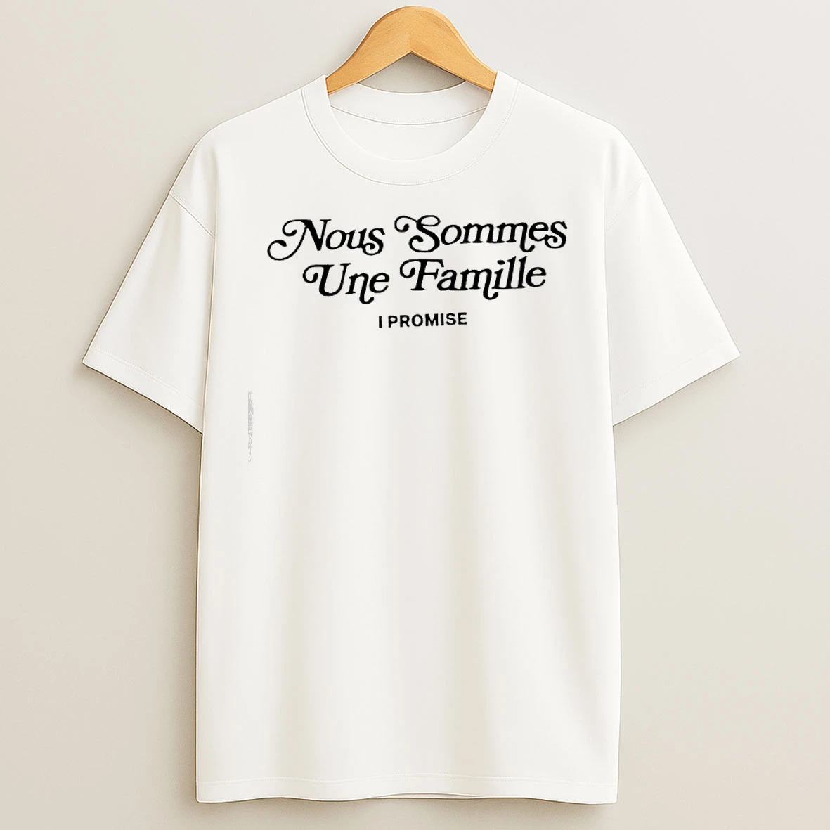 Classic Lebron James Nous Sommes Une Famille I Promise T Shirts