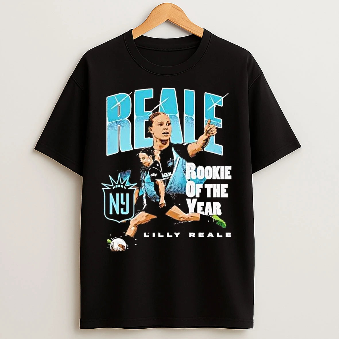 Classic Lilly Reale Rookie Of The Year Gotham Fc T Shirts
