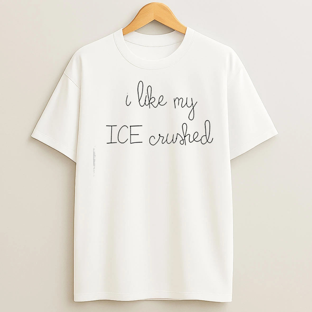 Classic Lingua Franca I Like My Ice Crushed T Shirts