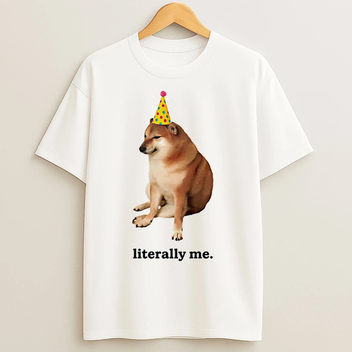 Classic Literally Me Dog Meme T Shirts