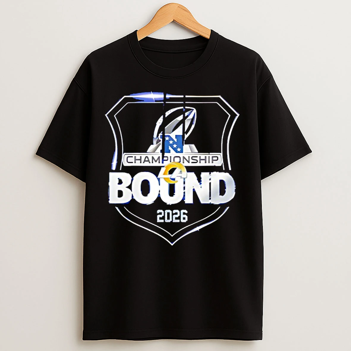 Classic Los Angeles Rams 2026 Championship Bound T Shirts