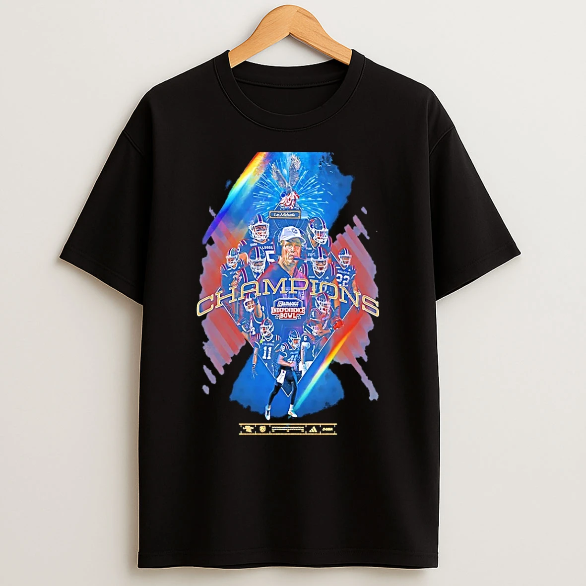 Classic Louisiana Tech Bulldogs Independence Bowl Champions 2025 T Shirts