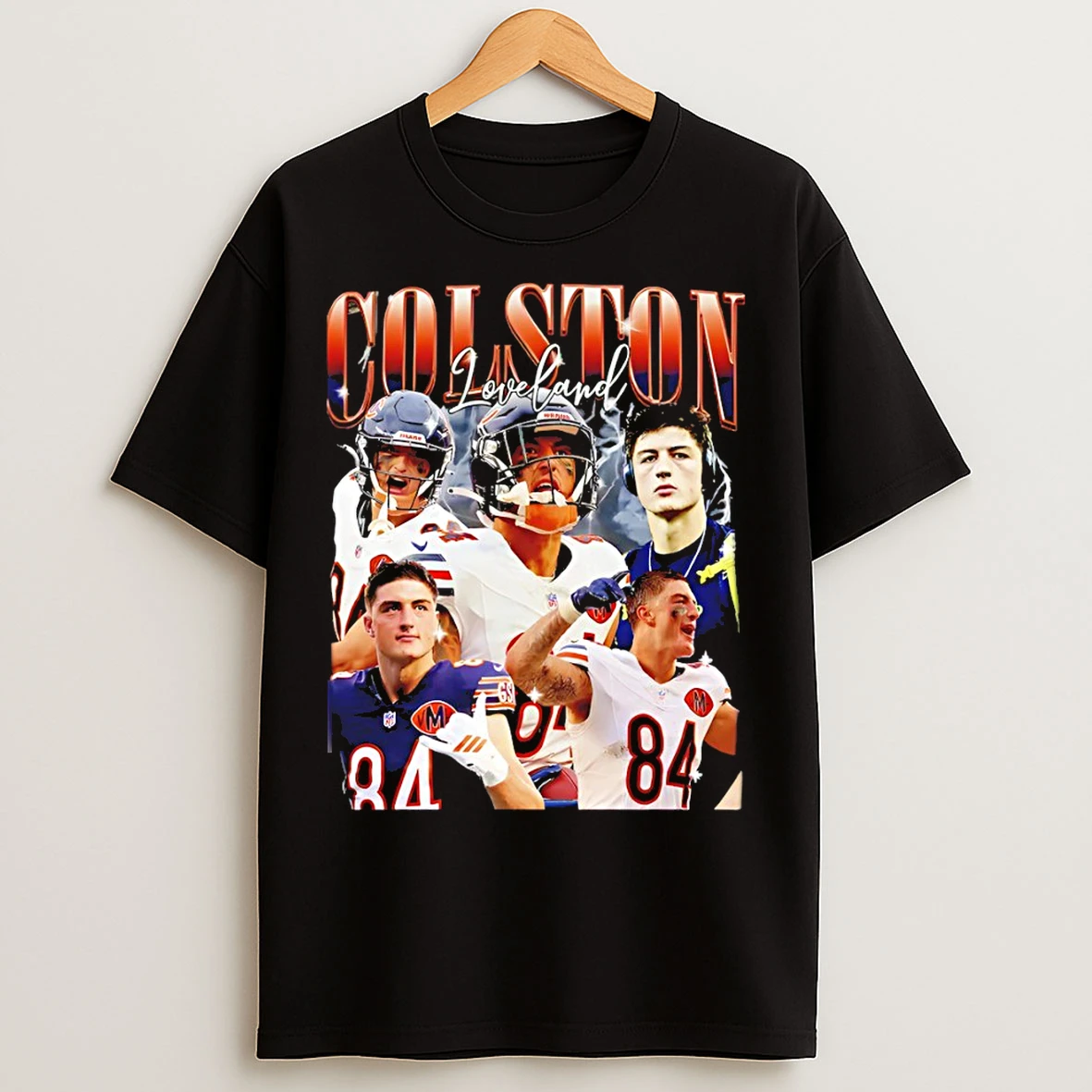 Classic Love Land Colston Chicago Bears Football Good Better Best Graphic T Shirts