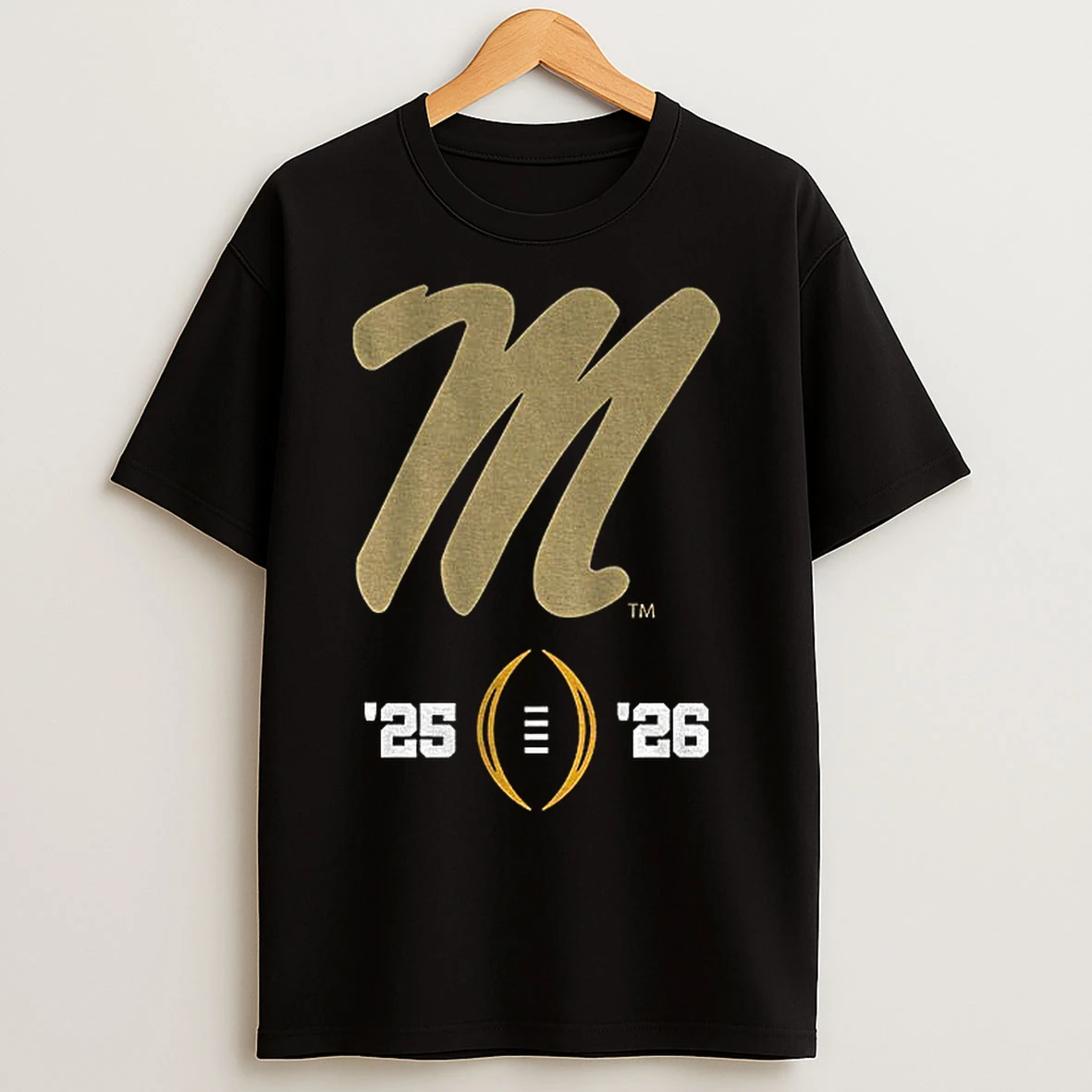 Classic M Ole Miss Rebels Football 2025 26 College Football Playoff T Shirts