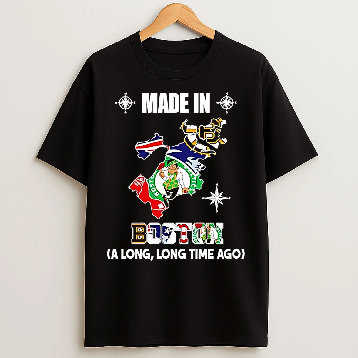 Classic Made In Boston A Long Long Time Ago State T Shirts