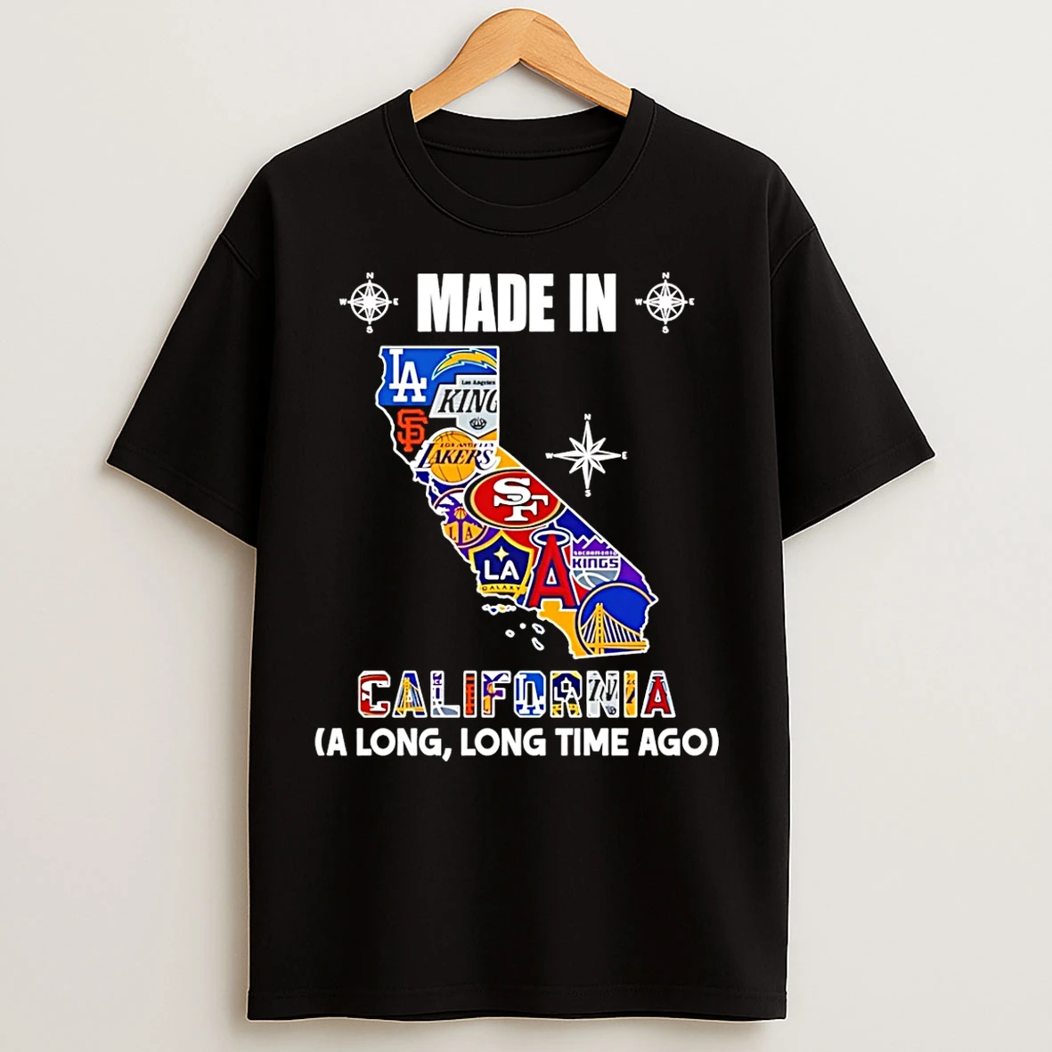 Classic Made In California A Long Long Time Ago State T Shirts
