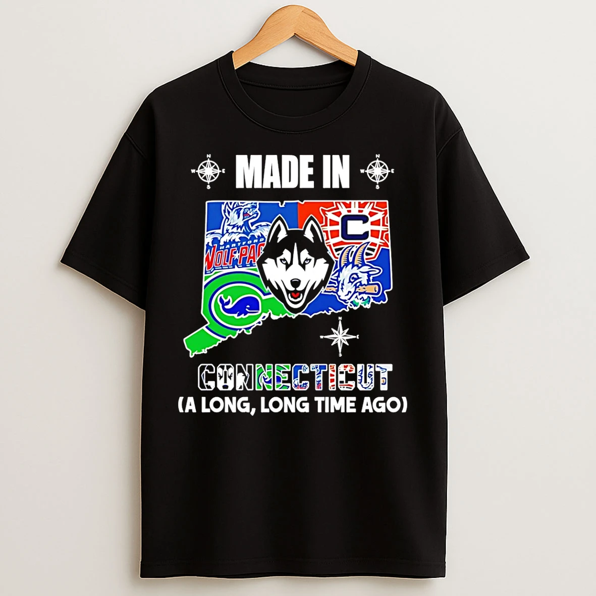 Classic Made In Connecticut A Long Long Time Ago State T Shirts