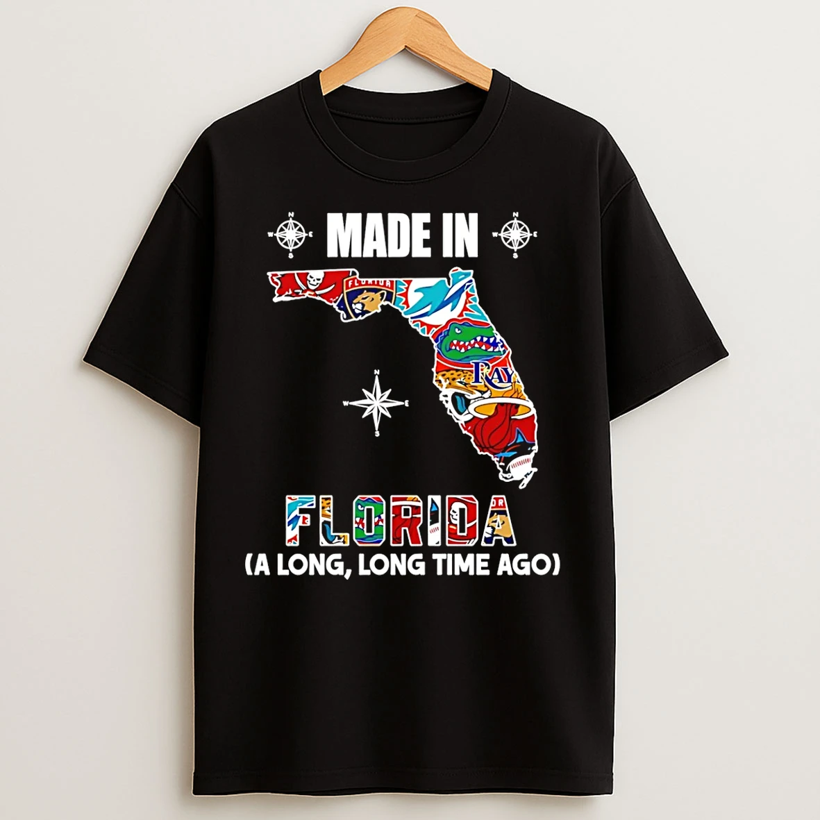 Classic Made In Florida A Long Long Time Ago State T Shirts