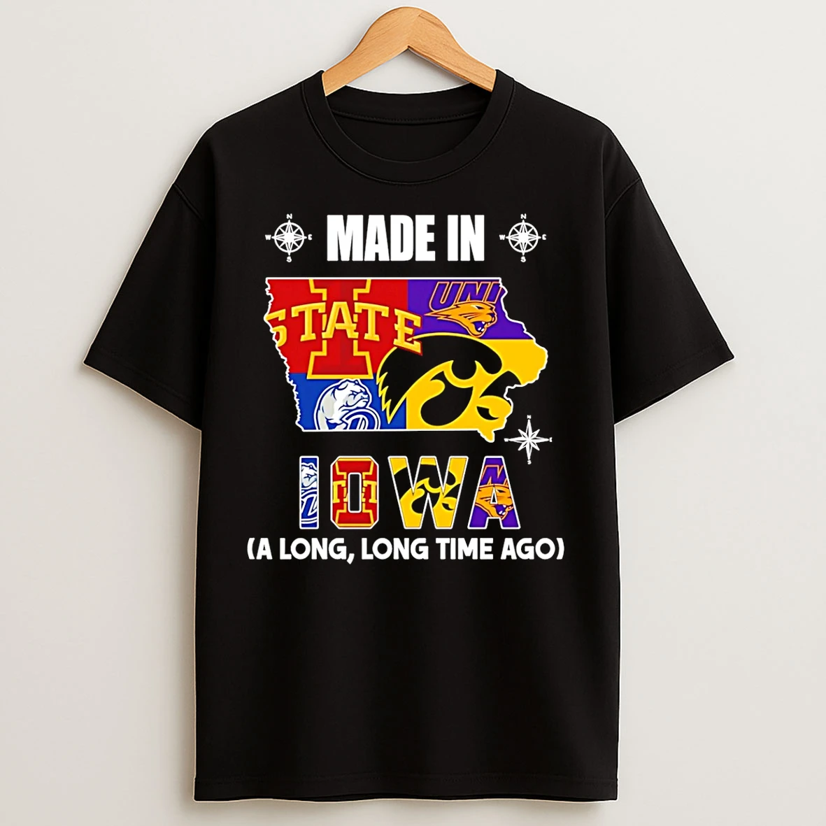 Classic Made In Iowa A Long Long Time Ago State T Shirts