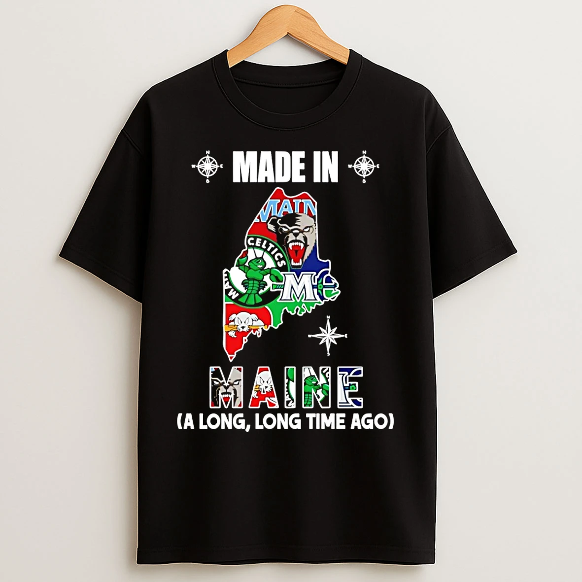 Classic Made In Maine A Long Long Time Ago State T Shirts