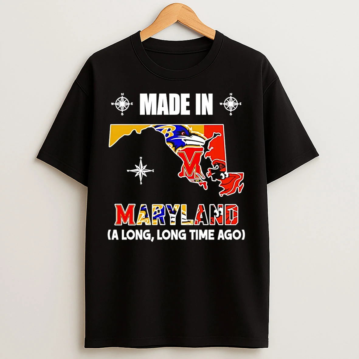 Classic Made In Maryland A Long Long Time Ago State T Shirts