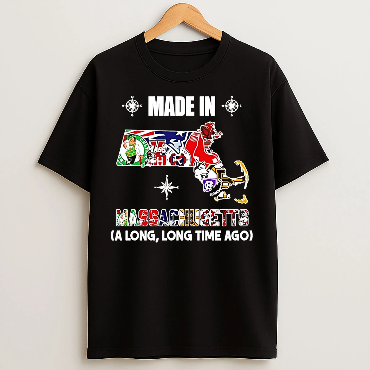 Classic Made In Massachusetts A Long Long Time Ago State T Shirts