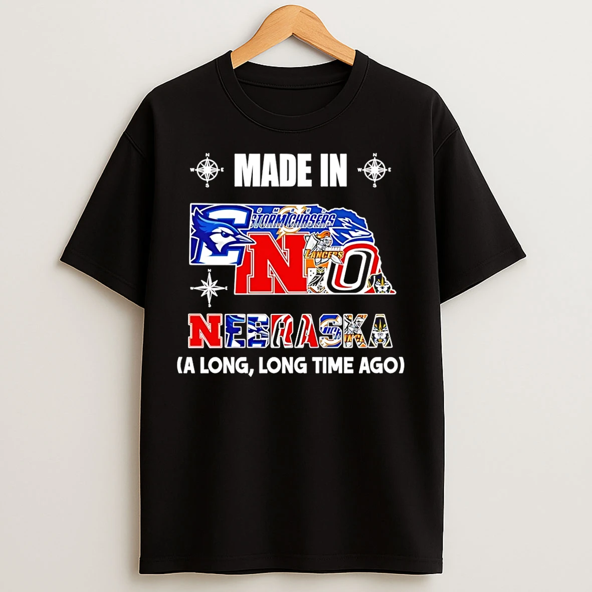 Classic Made In Nebraska A Long Long Time Ago State T Shirts