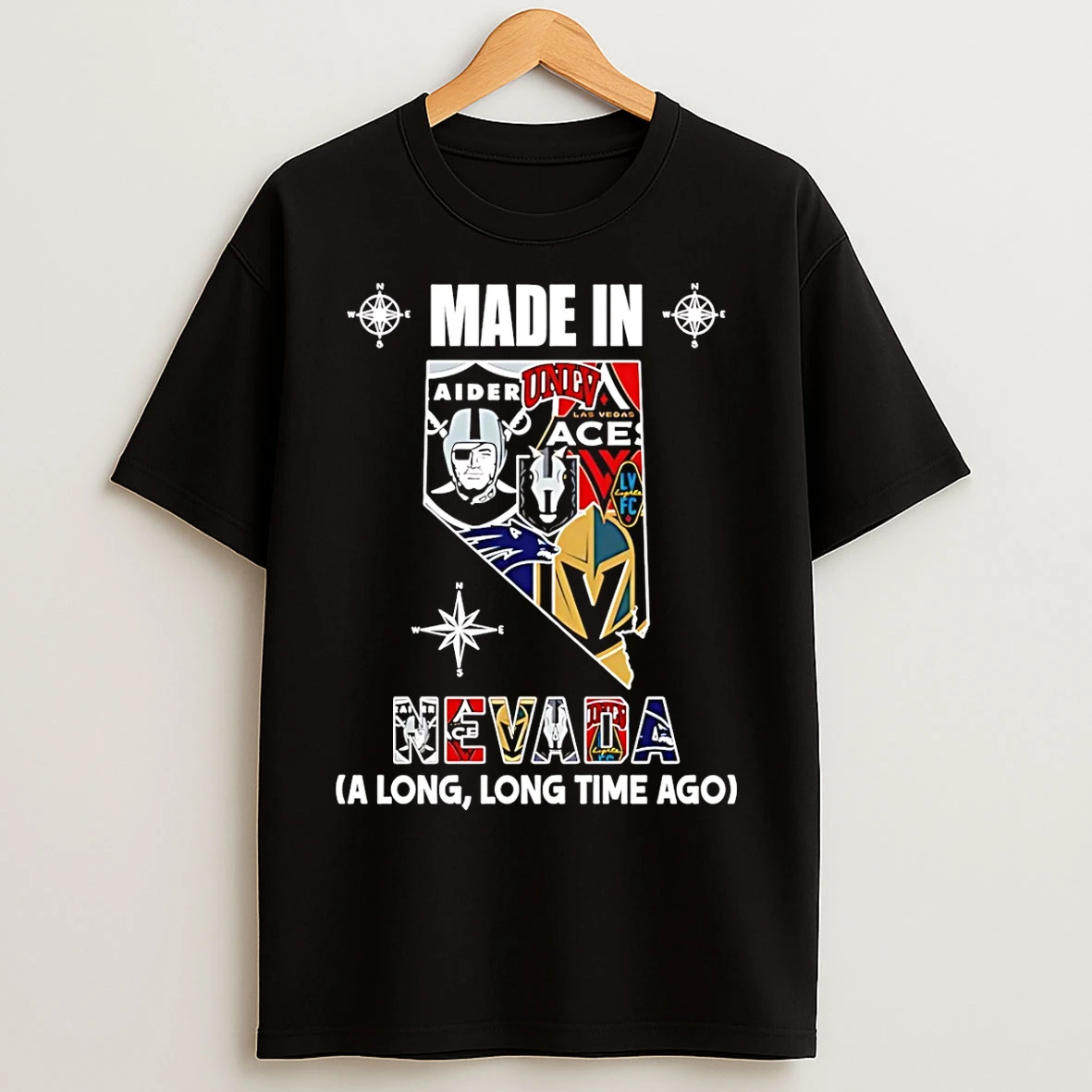 Classic Made In Nevada A Long Long Time Ago State T Shirts