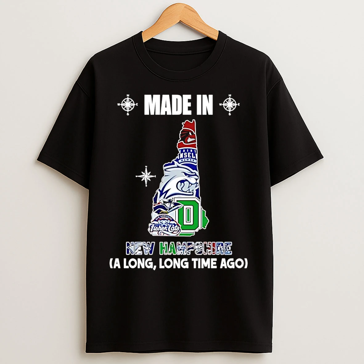 Classic Made In New Hampshire A Long Long Time Ago State T Shirts