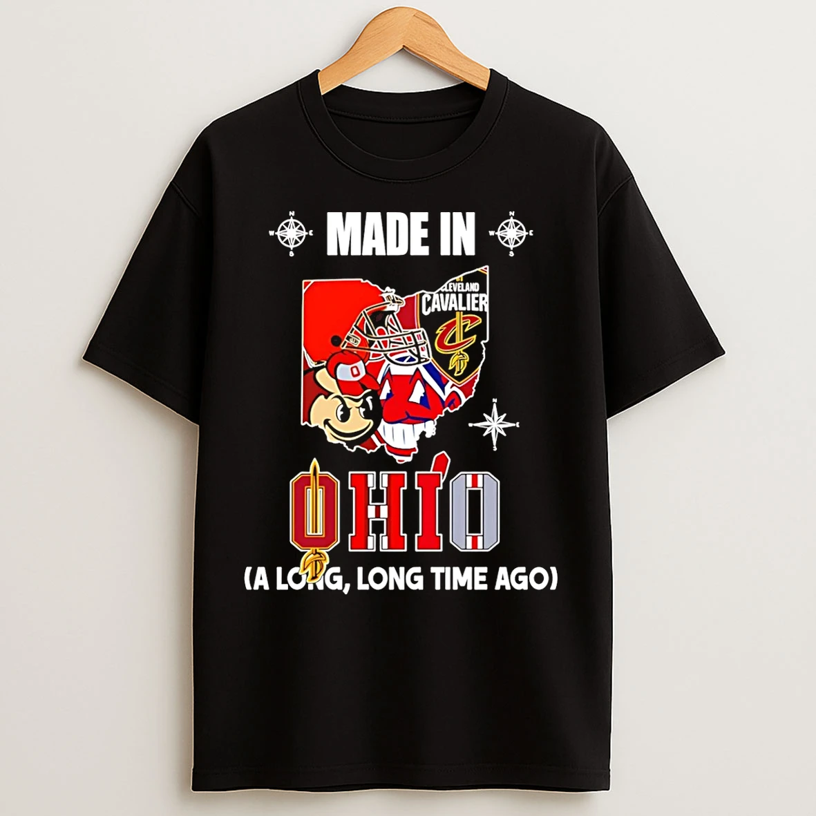 Classic Made In Ohio A Long Long Time Ago State T Shirts