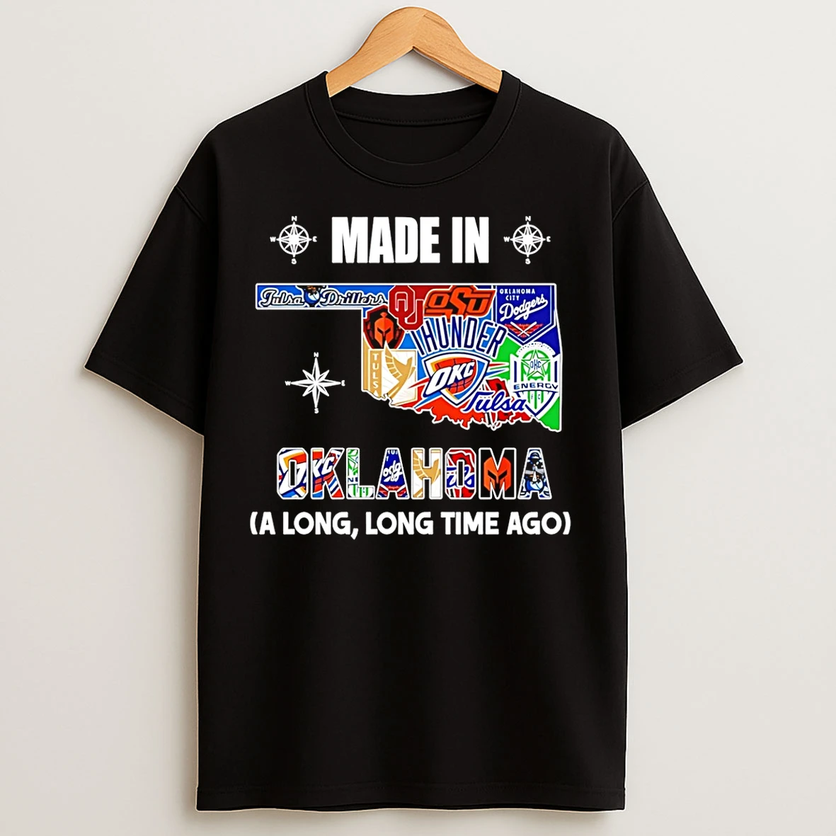 Classic Made In Oklahoma A Long Long Time Ago State T Shirts