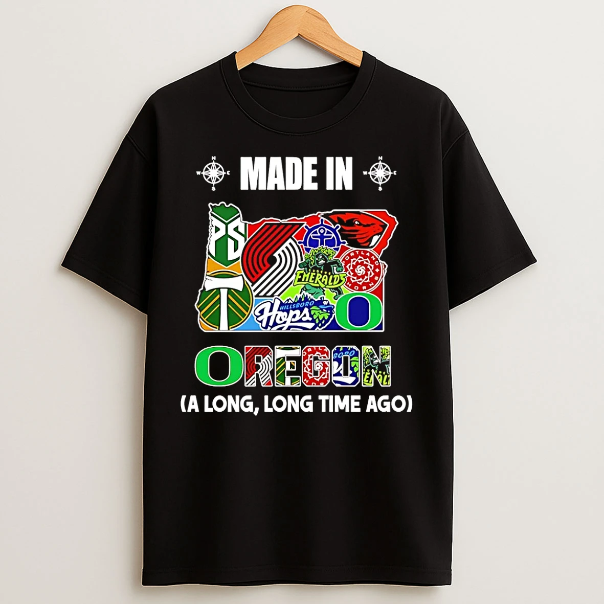 Classic Made In Oregon A Long Long Time Ago State T Shirts