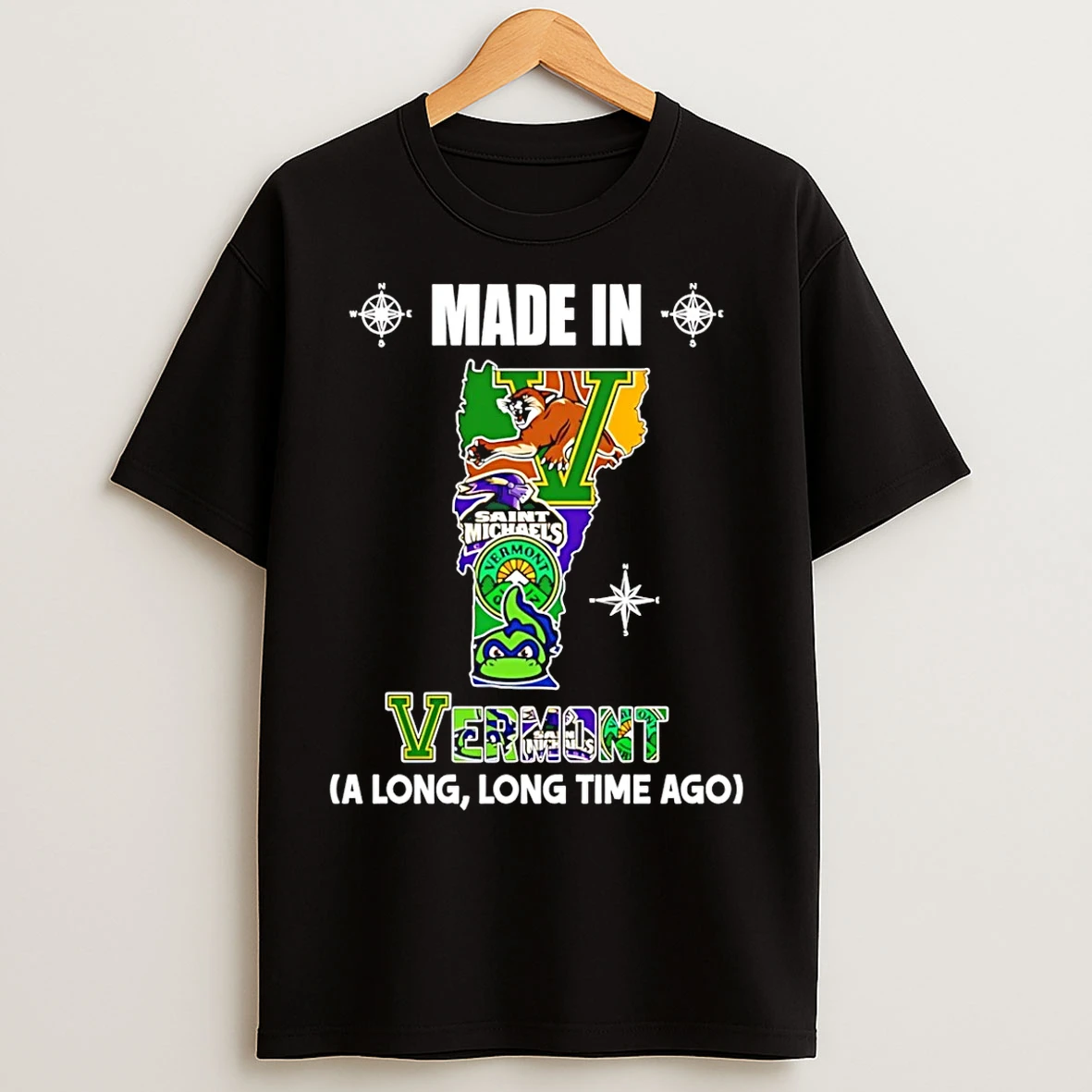 Classic Made In Vermont A Long Long Time Ago State T Shirts